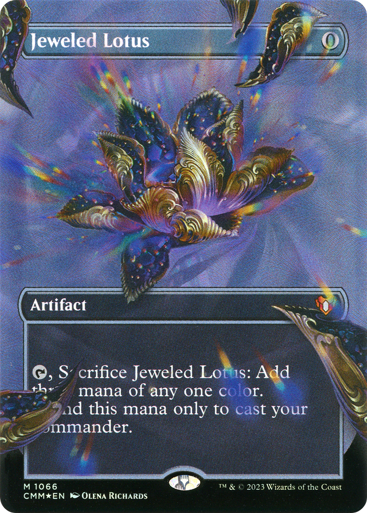Jeweled Lotus (Textured) (1066) Foil - Commander Masters