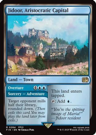 Jidoor, Aristocratic Capital // Overture (284) Foil - FINAL FANTASY