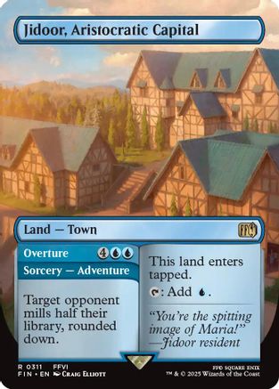 Jidoor, Aristocratic Capital (Borderless) (311) Foil - FINAL FANTASY