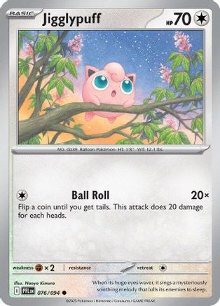 Jigglypuff (76) Reverse Holofoil - Phantasmal Flames