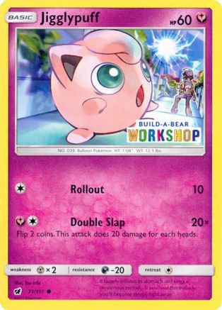 Jigglypuff (Build-A-Bear Workshop Exclusive) (71) - Miscellaneous Cards & Products