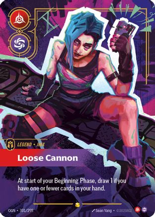 Jinx – Loose Cannon (Showcase) (301) Foil - Origins
