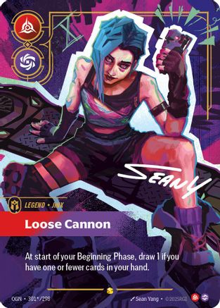Jinx – Loose Cannon (Signature) (301) Foil - Origins