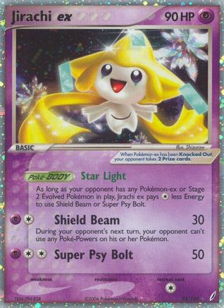 Jirachi ex (94) Holofoil - Crystal Guardians