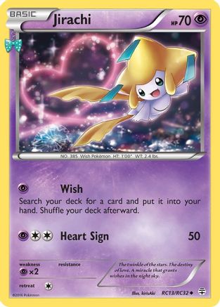 Jirachi (RC13) (Radiant Collection) Holofoil - Generations