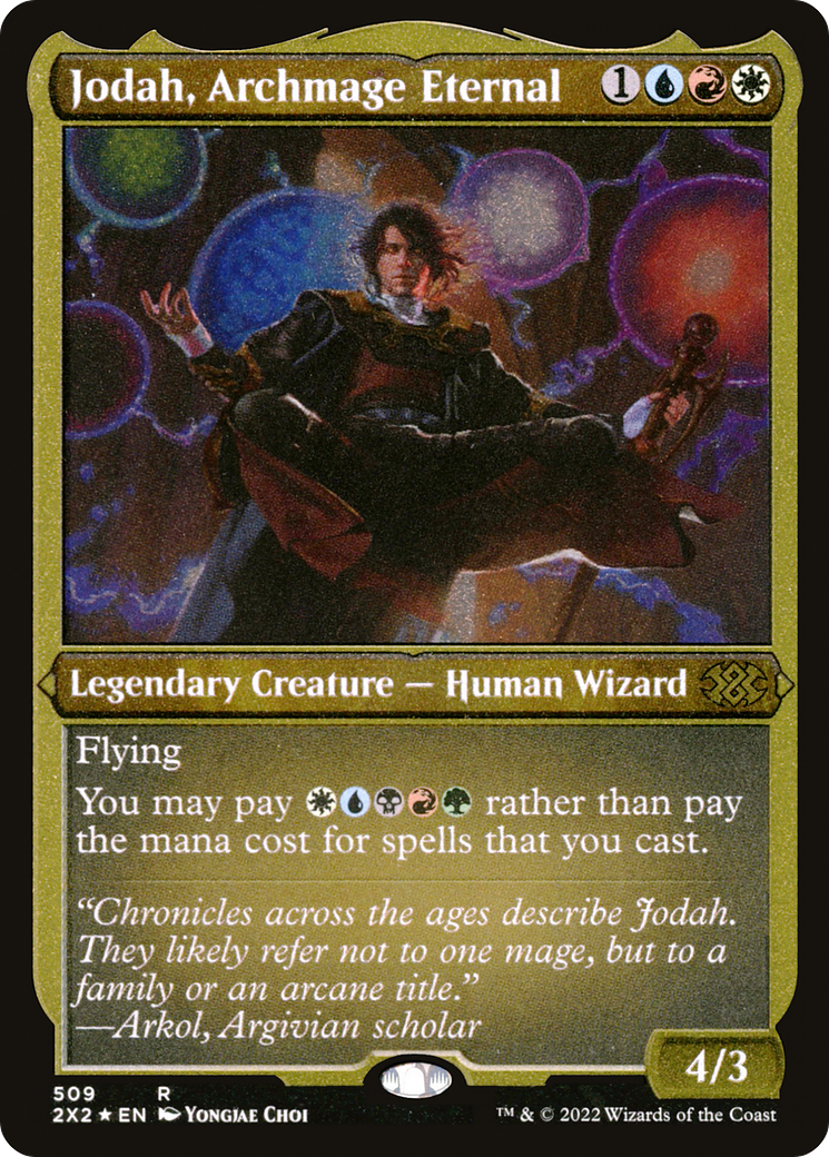 Jodah, Archmage Eternal (509) Etched Foil - Double Masters 2022