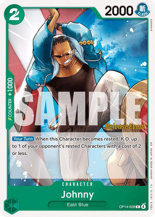 Johnny (OP14-028) Release Event Cards