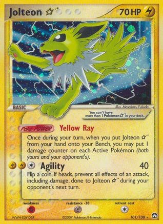 Jolteon Star (101) Holofoil - Power Keepers