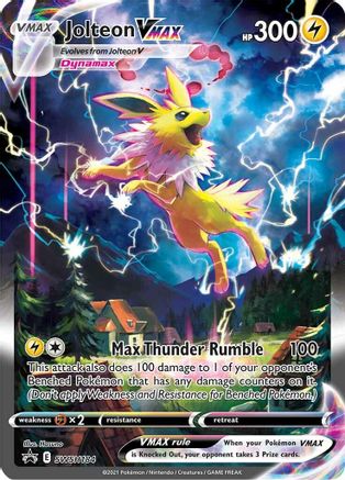 Jolteon VMAX (Alternate Full Art) (SWSH184) Holofoil - Black Star Promos
