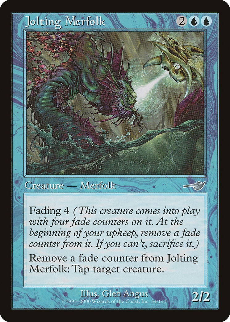 Jolting Merfolk (034) Foil - Nemesis