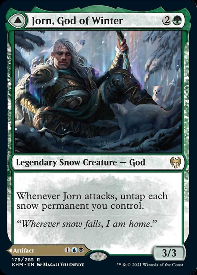Jorn, God of Winter // Kaldring, the Rimestaff (179) - Kaldheim Foil