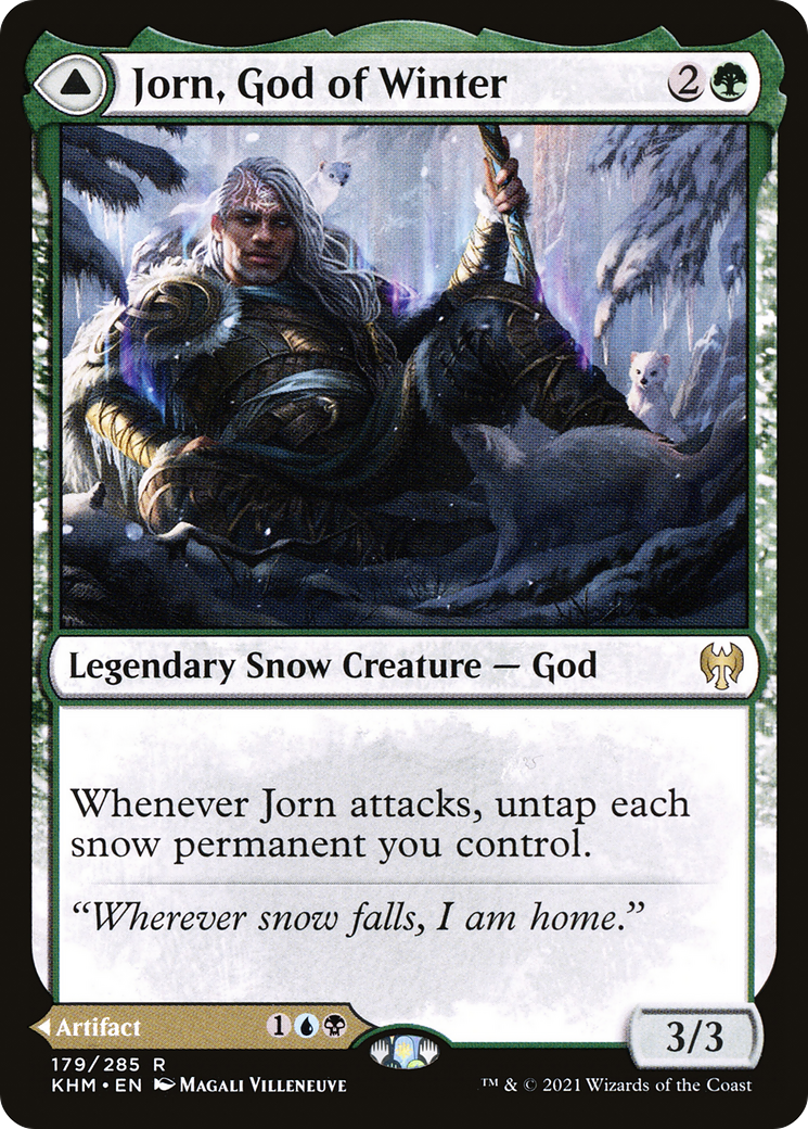 Jorn, God of Winter // Kaldring, the Rimestaff (179) - Kaldheim Foil