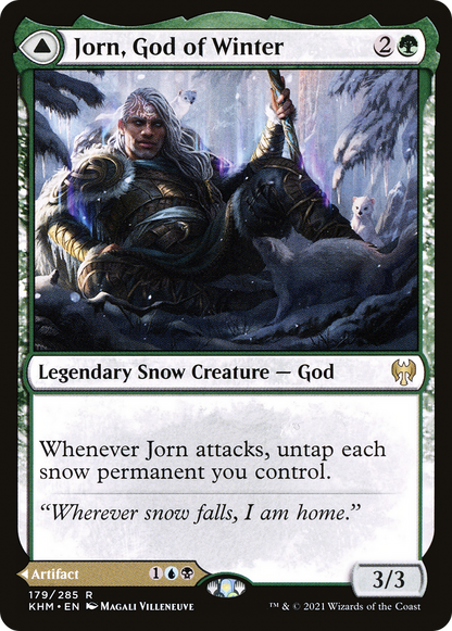Jorn, God of Winter // Kaldring, the Rimestaff (179) - Kaldheim Foil
