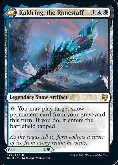 Jorn, God of Winter // Kaldring, the Rimestaff (179) - Kaldheim Foil