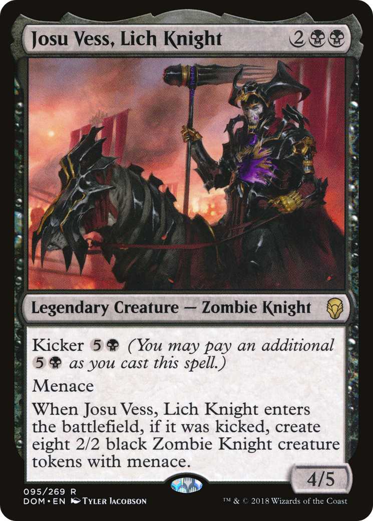 Josu Vess, Lich Knight (095) - Dominaria Foil