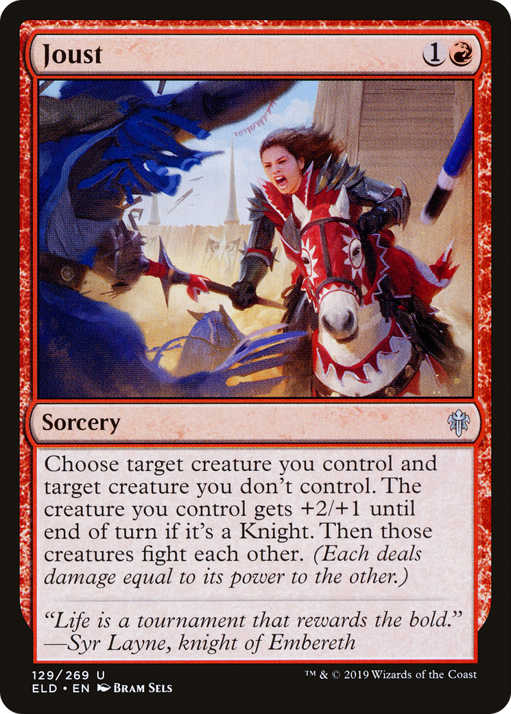 Joust (129) - Throne of Eldraine Foil
