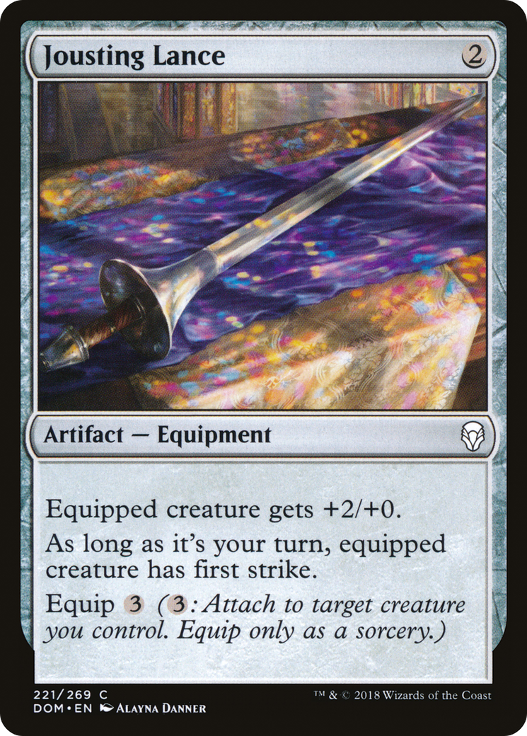 Jousting Lance (221) - Dominaria Foil