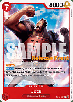 Jozu (OP16-007) Release Event Cards