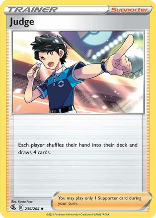 Judge (235) Reverse Holofoil - Fusion Strike