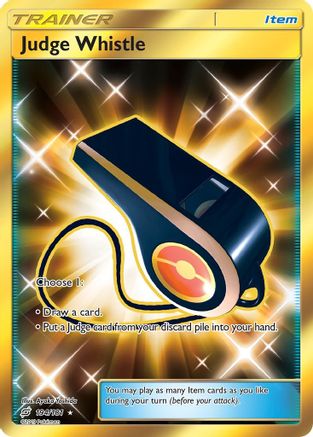 Judge Whistle (Gold) (194) Holofoil - Team Up