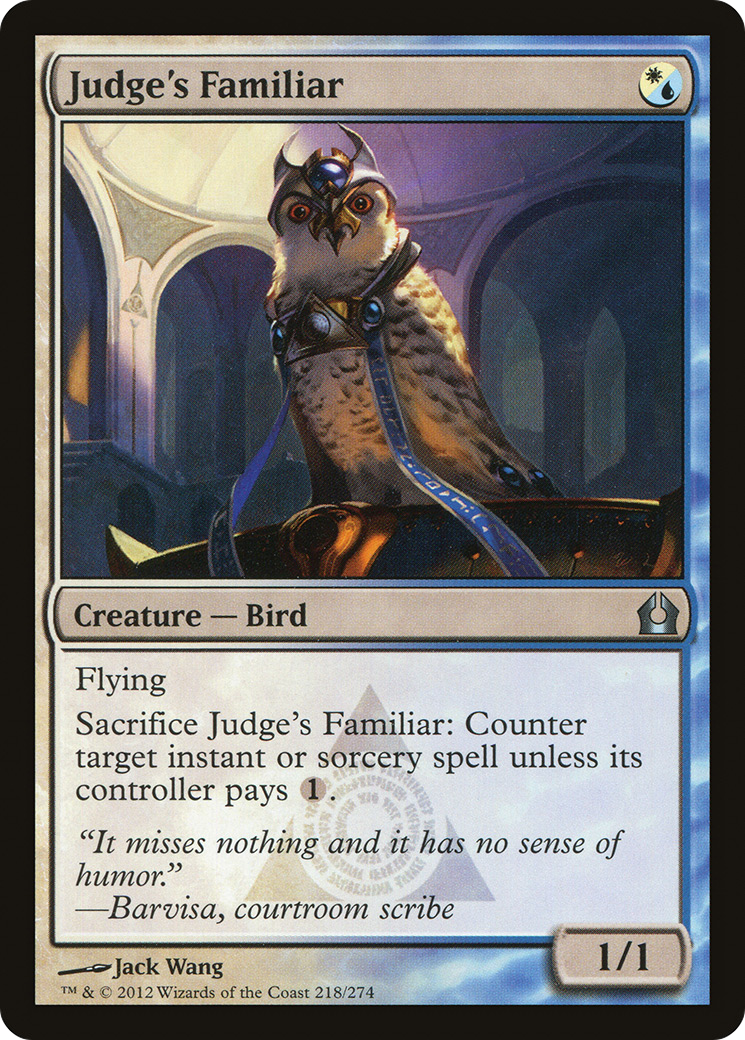 Judge's Familiar (218) Foil - Return to Ravnica