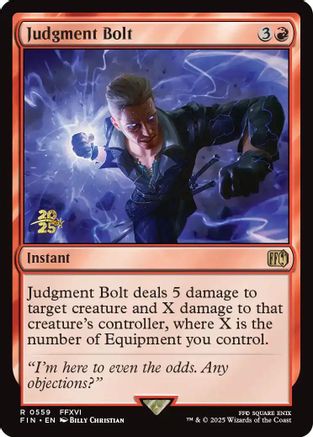 Judgment Bolt (559) Foil - FINAL FANTASY
