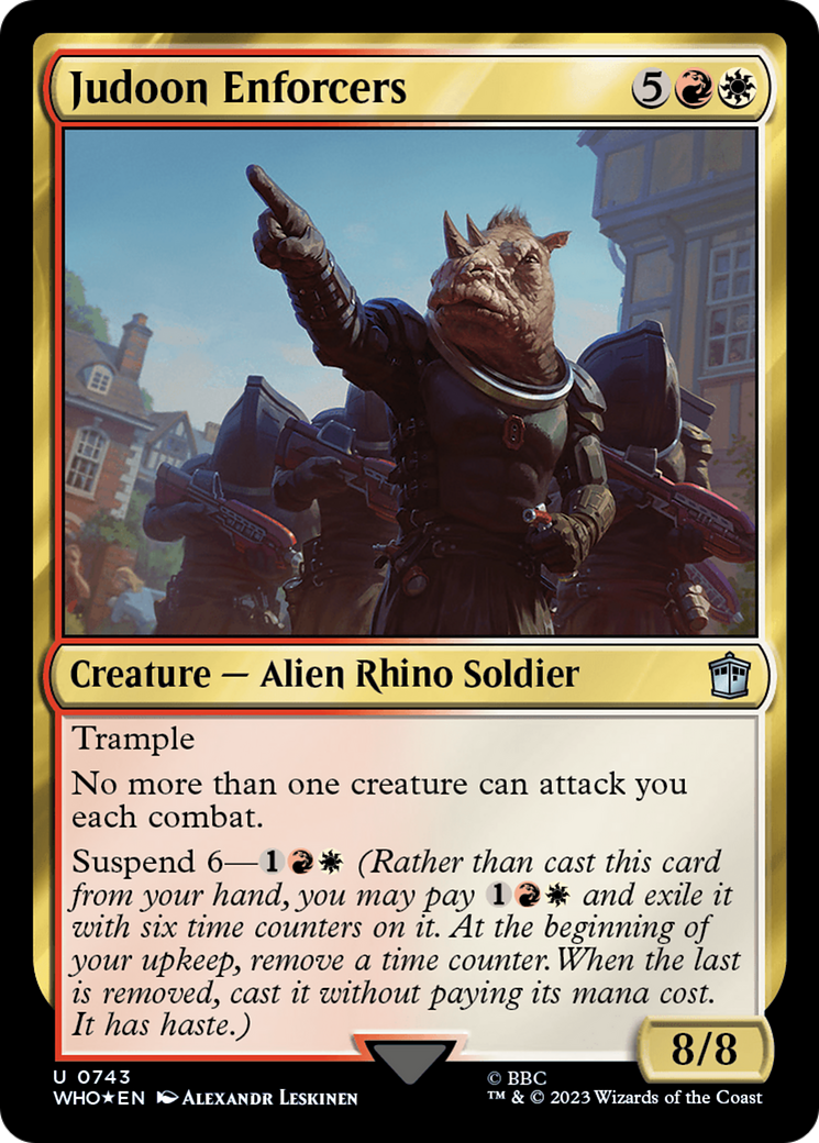 Judoon Enforcers (743) Surge Foil - Doctor Who