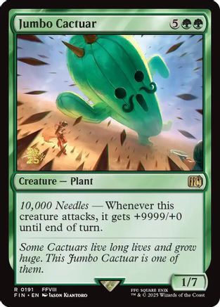 Jumbo Cactuar (191) Foil - FINAL FANTASY