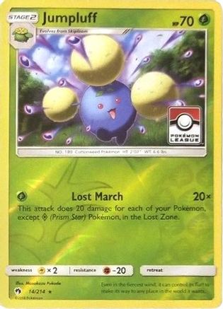 Jumpluff (Pokemon League) (14) Reverse Holofoil - Lost Thunder