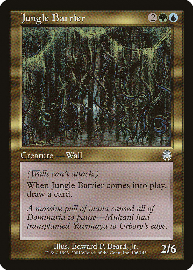 Jungle Barrier (106) Foil - Apocalypse