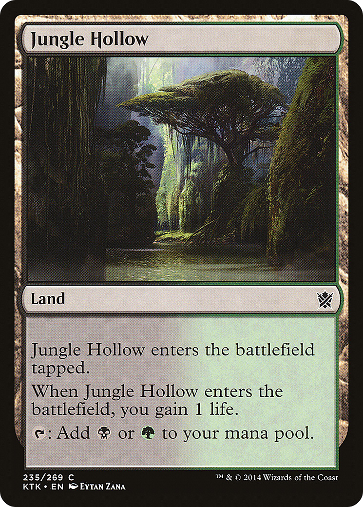 Jungle Hollow (235) Foil - Khans of Tarkir