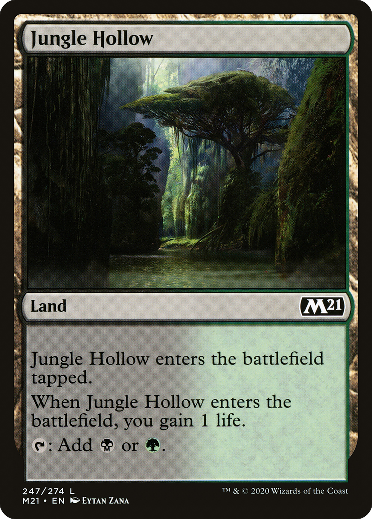 Jungle Hollow (247) - Core Set 2021 Foil