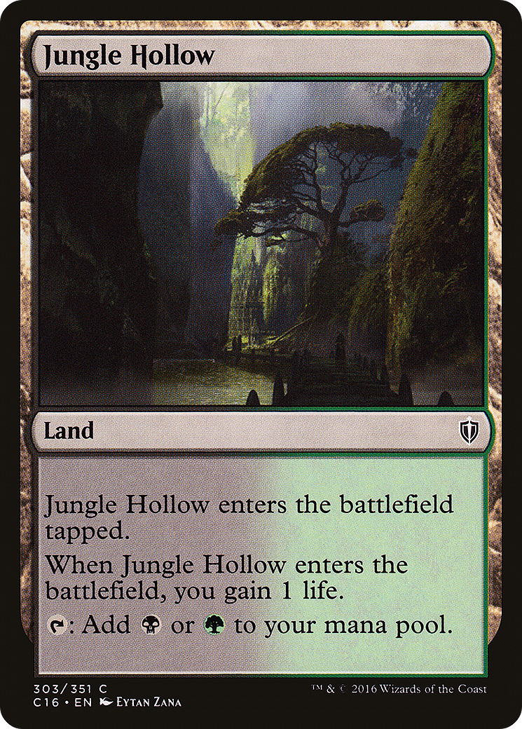 Jungle Hollow (303) - Commander 2016