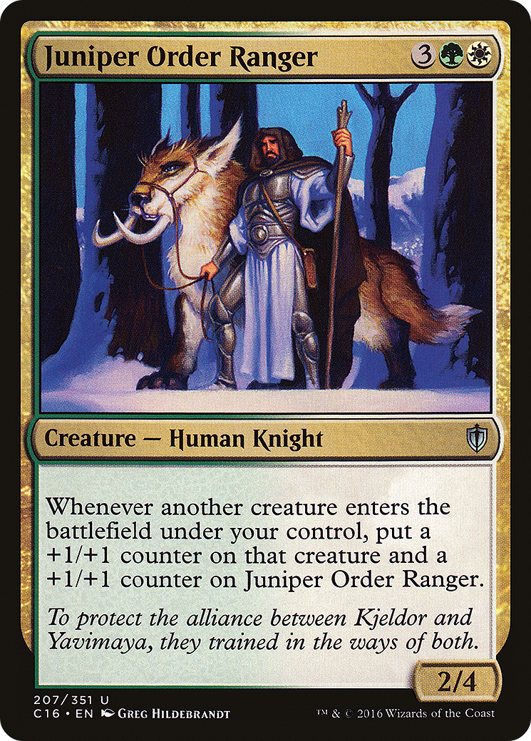 Juniper Order Ranger (207) - Commander 2016