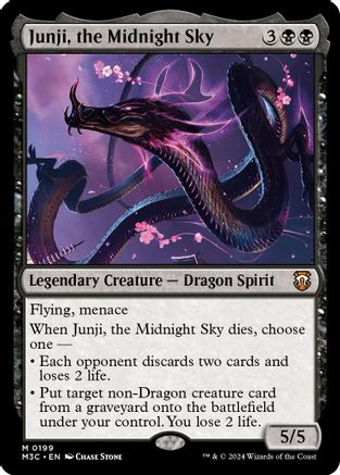 Junji, the Midnight Sky (199) Ripple Foil - Commander: Modern Horizons 3