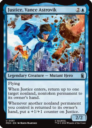 Justice, Vance Astrovik (061) - Marvel Super Heroes