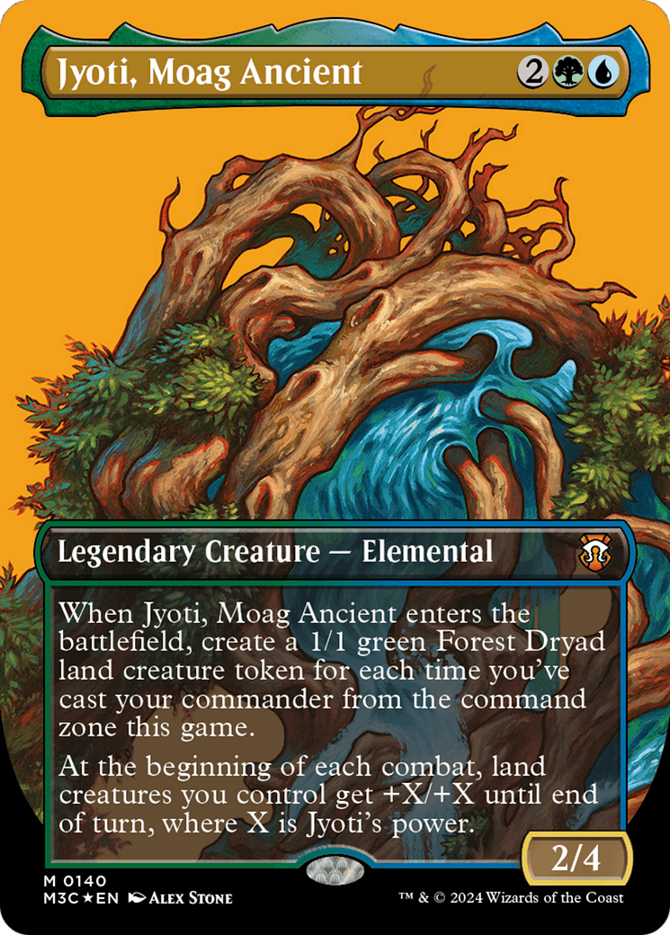 Jyoti, Moag Ancient (Borderless) (140) Ripple Foil - Commander: Modern Horizons 3