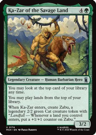 Ka-Zar of the Savage Land (174) Foil - Marvel Super Heroes