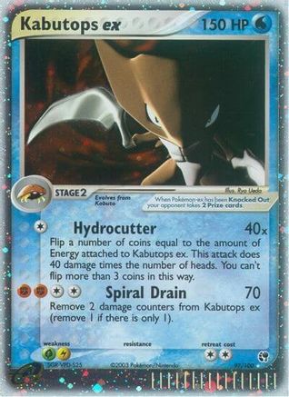 Kabutops ex (97) Holofoil - Sandstorm