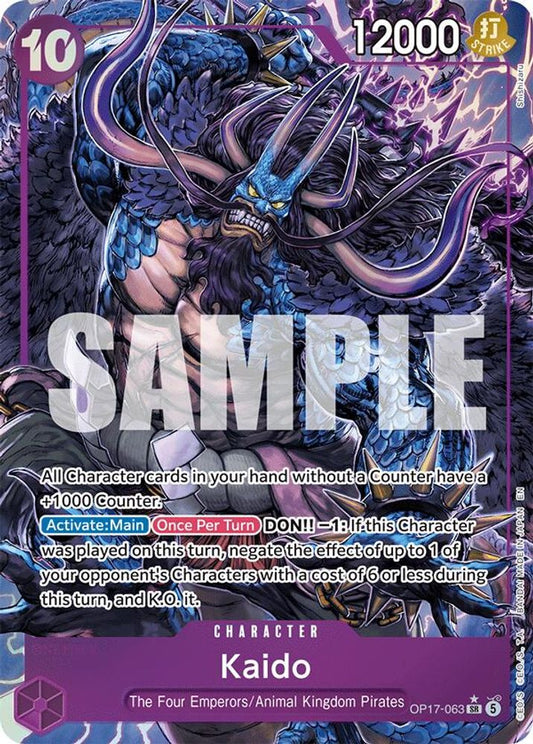 Kaido (Alternate Art) (OP17-063) Foil