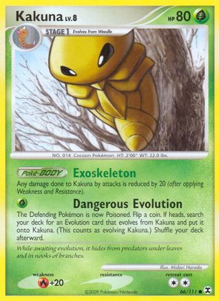 Kakuna (66) Reverse Holofoil - Rising Rivals