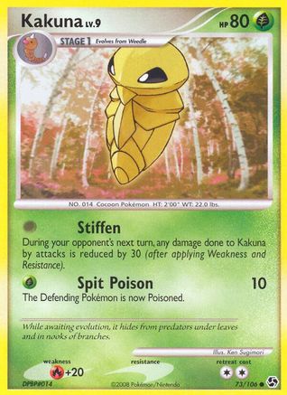 Kakuna (73) Reverse Holofoil - Great Encounters