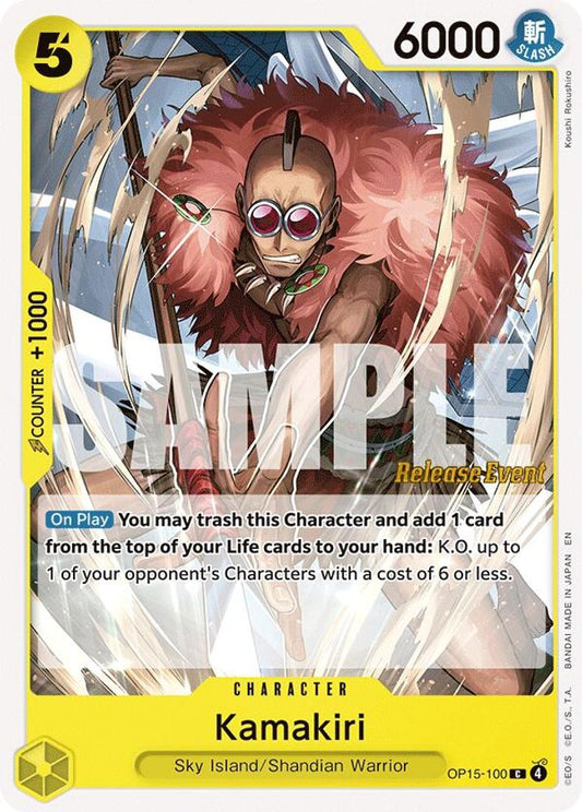 Kamakiri (OP15-100) Release Event Cards