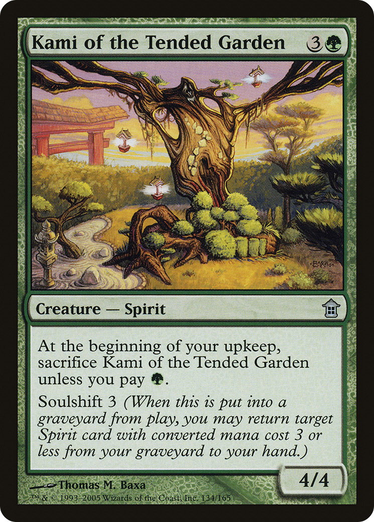 Kami of the Tended Garden (134) - Saviors of Kamigawa
