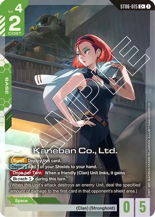 Kaneban Co., Ltd. (C+) (ST06-015) Holofoil - Starter Deck 06: Clan Unity