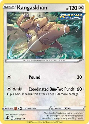 Kangaskhan (204) Reverse Holofoil - Fusion Strike