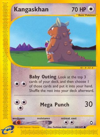 Kangaskhan (88) Reverse Holofoil - Aquapolis