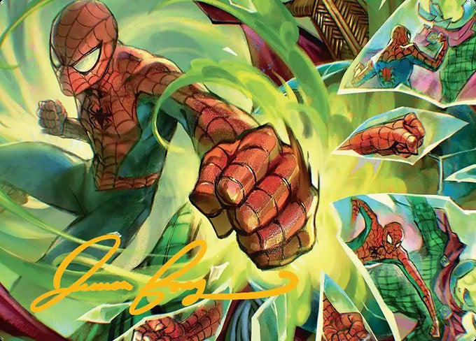 Kapow! (017s) Gold-Stamped - Art Series: Marvel's Spider-Man