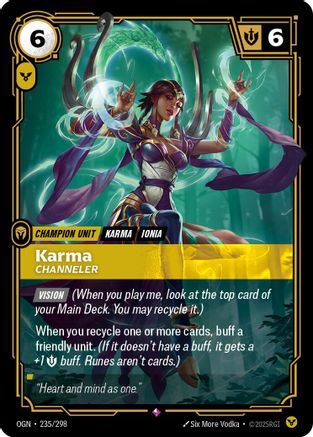 Karma – Channeler (235) Foil - Origins
