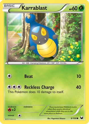 Karrablast (9) Reverse Holofoil - Dark Explorers